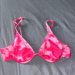Pink Tie-Dye Women's Bra